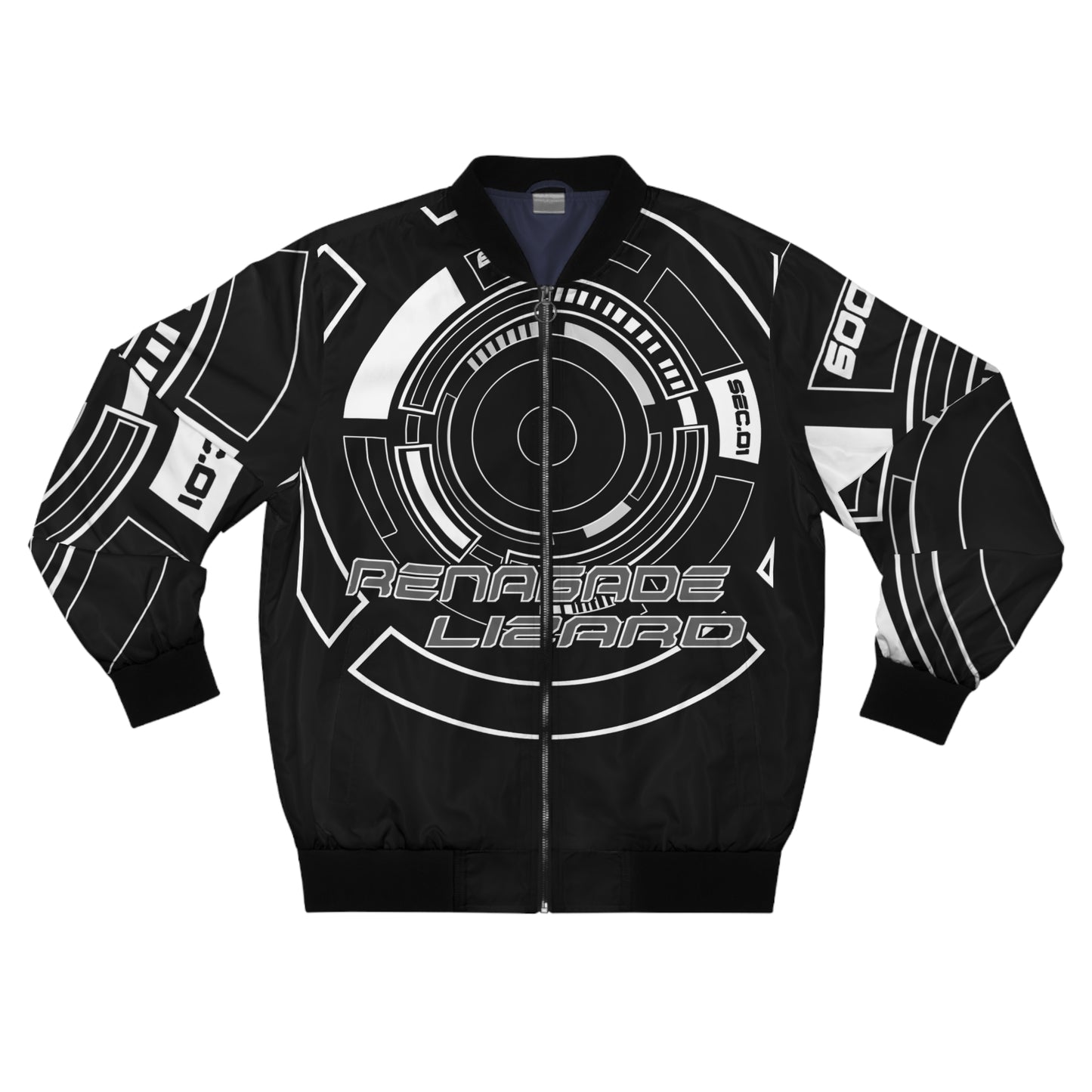 Renegade Lizard / Bomber Jacket Black