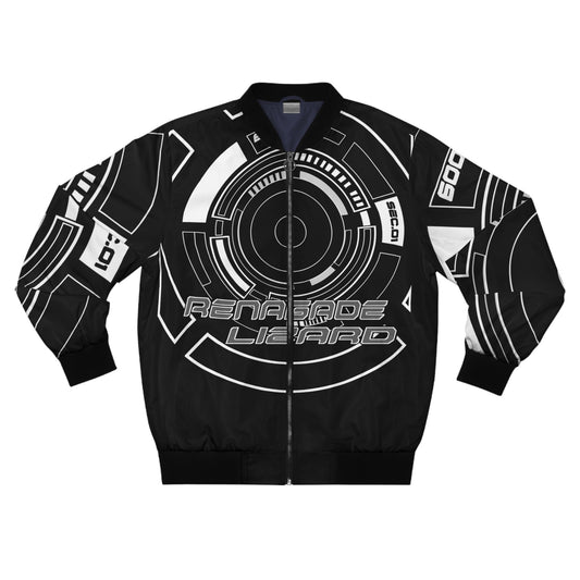 Renegade Lizard / Bomber Jacket Black