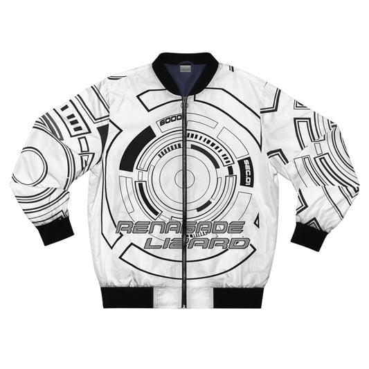 Renegade Lizard / Bomber Jacket White